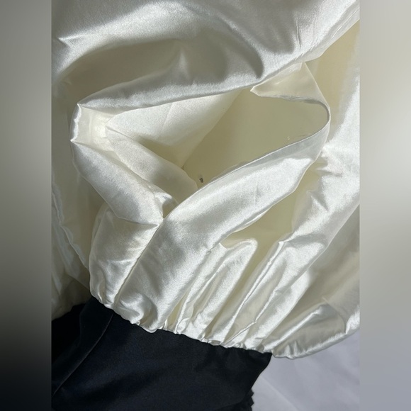 Maggy London Formal Black White Dress Size 4 - Picture 9 of 11